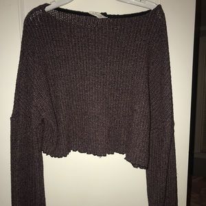 Cropped sweater